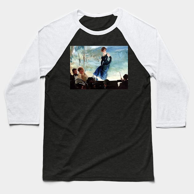 High Resolution Everett Shinn Painting Concert Stage 1903 Baseball T-Shirt by tiokvadrat